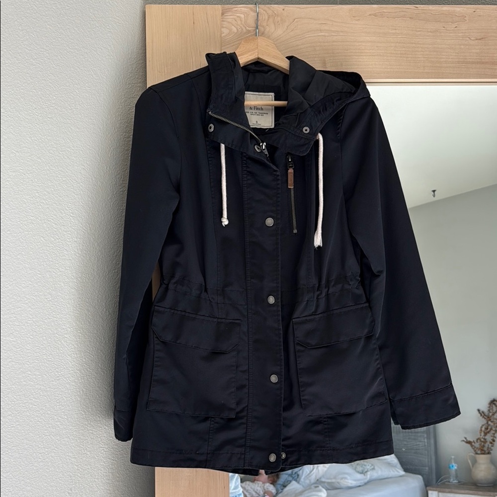 Women's Black Hooded Jacket